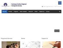 Tablet Screenshot of immigrantservices.ca